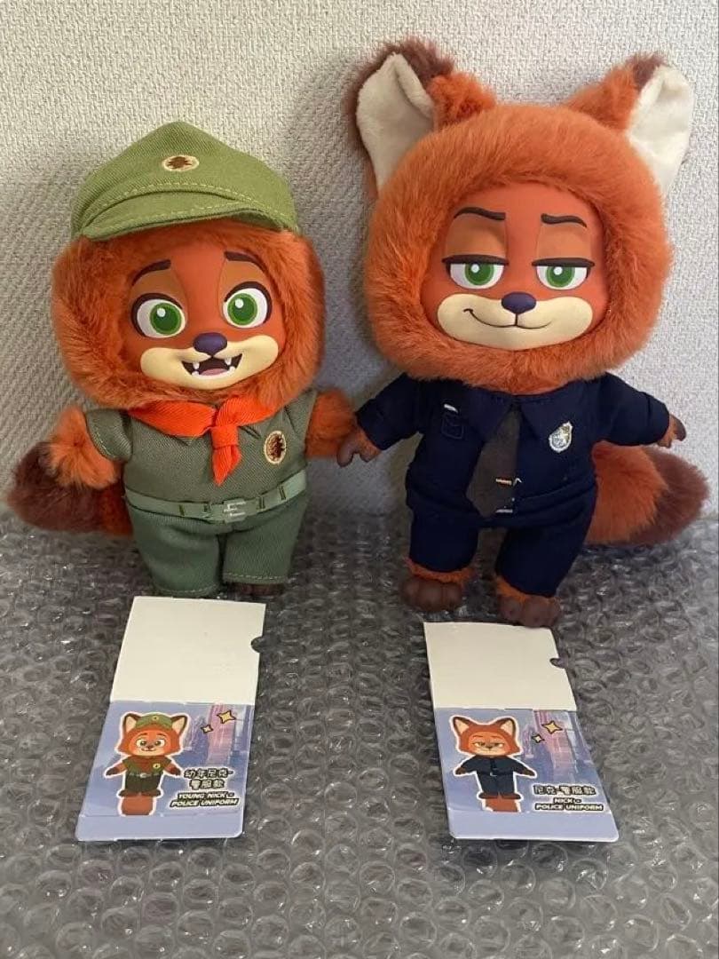 TOPTOY ズートピア ニック ぬいぐるみチャーム 2体セット 公式認定