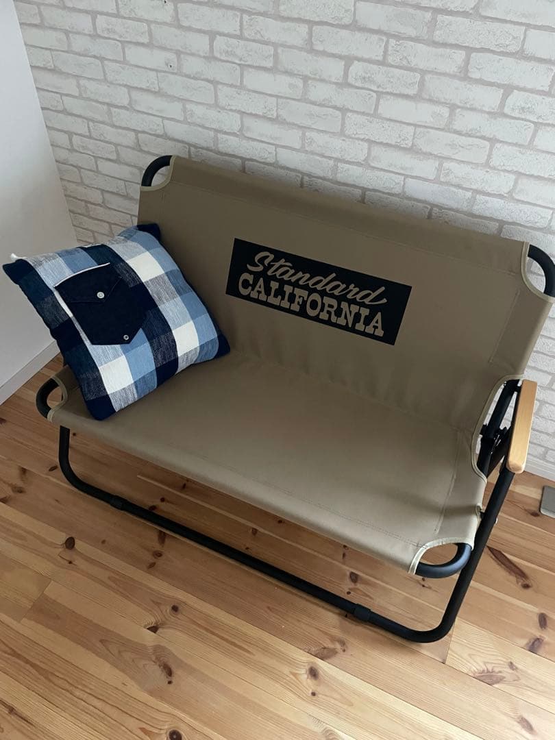 スタカリ フォールディング 2シーター アウトドア ベンチ