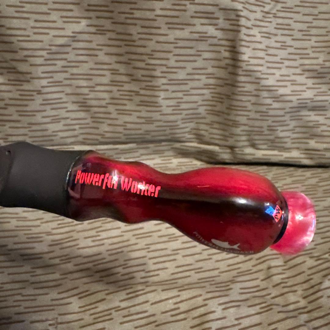 パワフルワーカーグリップ TYPE1 赤黒 ベイト カスタム