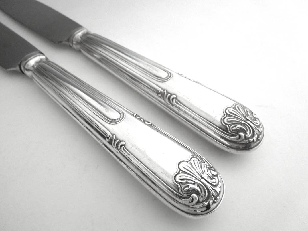 Christofle シルバーナイフ 2本 クリストフル 純銀