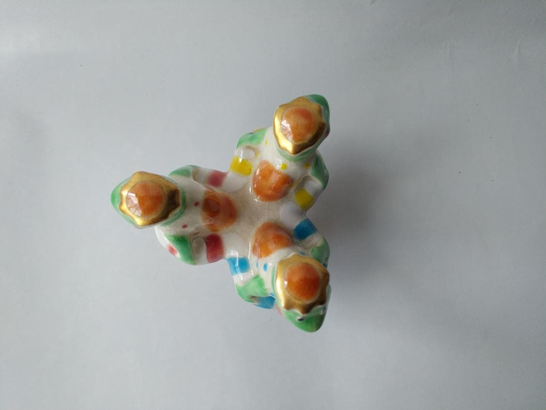 プーギー今岡三四郎 作 河童蓋置 京焼 共箱 共布 栞 蓋置 茶道具 新品