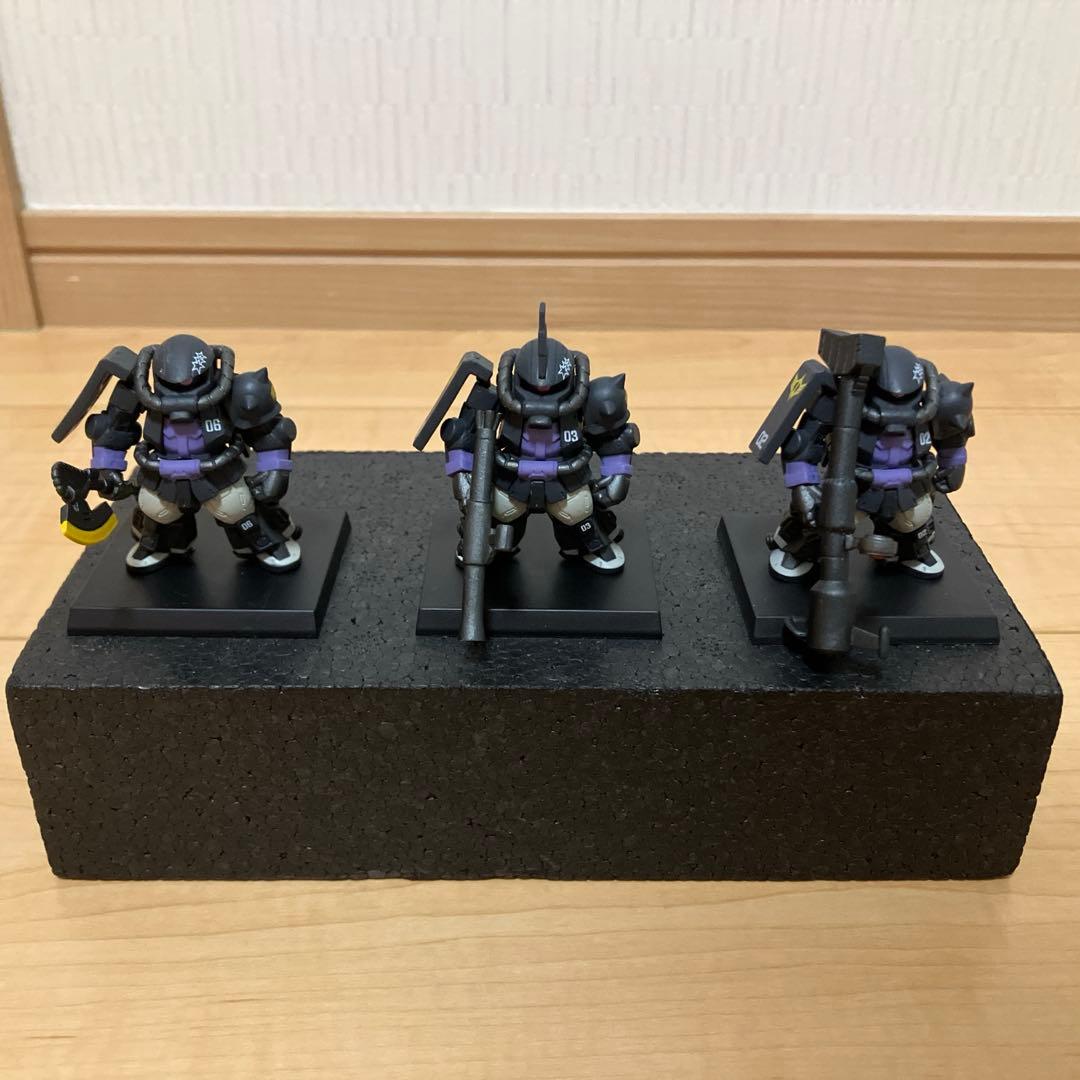 FW GUNDAM CONVERGEコア 黒い三連星高機動型ザクII&ドムセット