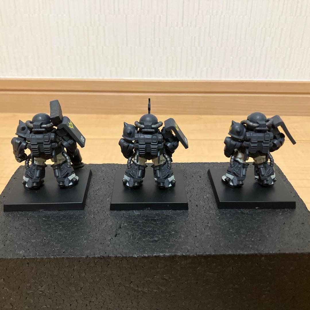 FW GUNDAM CONVERGEコア 黒い三連星高機動型ザクII&ドムセット