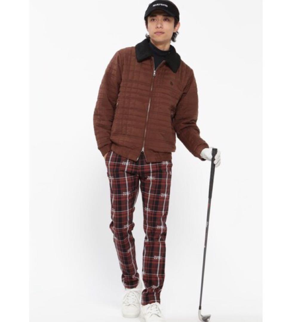 新品【PEARLY GATES】パーリーゲイツ　コットンストレッチチェックパンツ