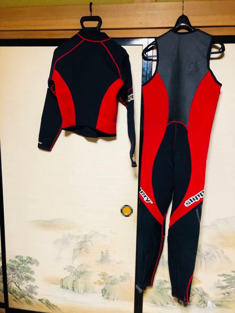 slippery ウェットスーツ　セミドライ　XS