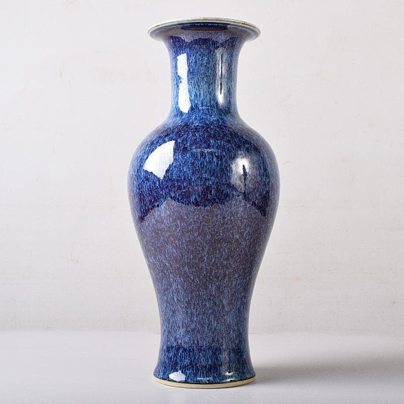 中国　大清康熙年製　海鼠釉瓶　M　R8741B