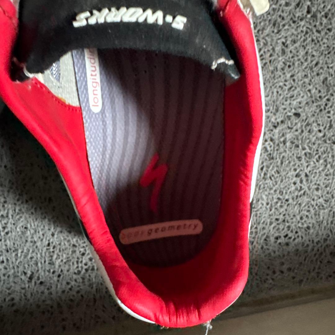 S-Works ロードシューズ ホワイト/ブラック/レッド