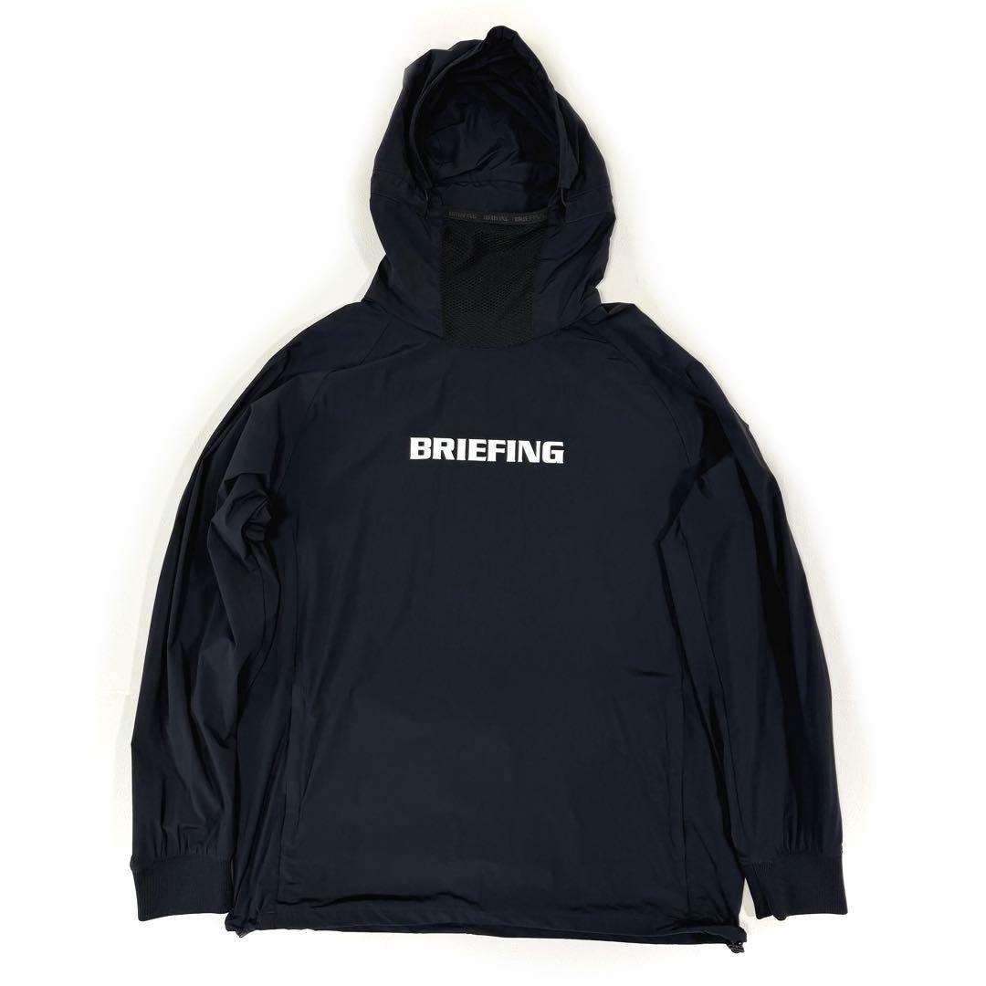 ブリーフィング WIND HOODIE ナイロンジャケット ブラック L