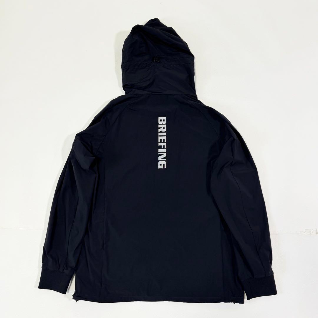 ブリーフィング WIND HOODIE ナイロンジャケット ブラック L