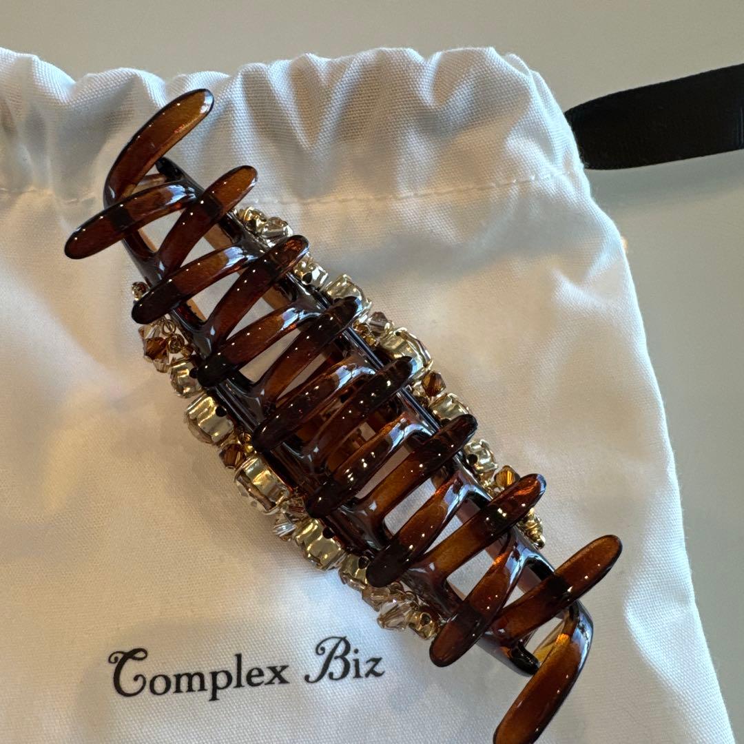 Complex Biz バンスクリップ クリスタルシャイン✨️美品