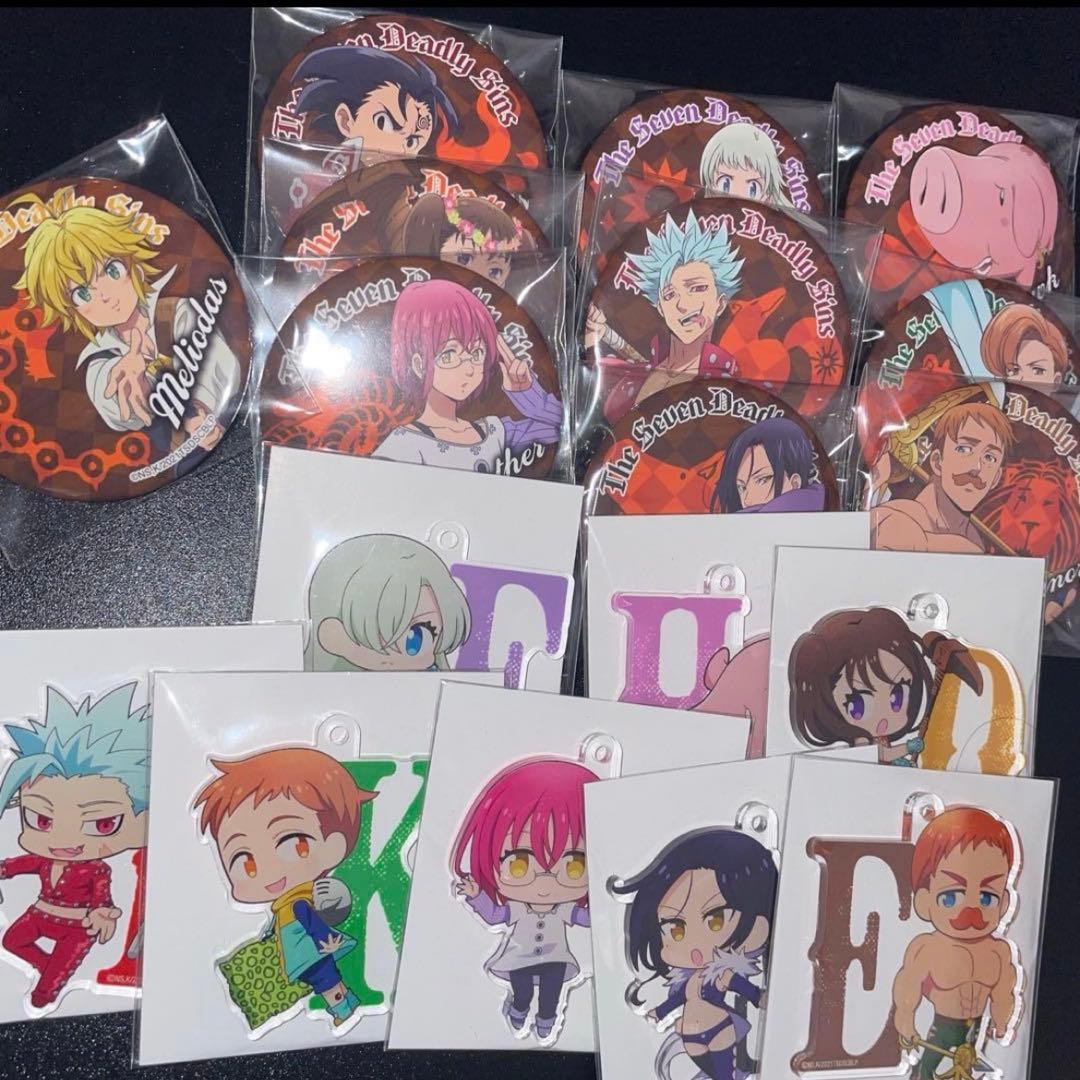 劇場版 七つの大罪 光に呪われし者たち 缶バッジ アクキー 映画 限定 グッズ