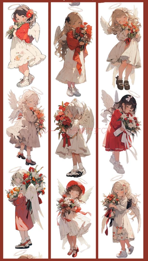 のこり２✩廃盤品✩J677＃小天使(贝壳光)梦游切り売り海外人物女の子AIマステ