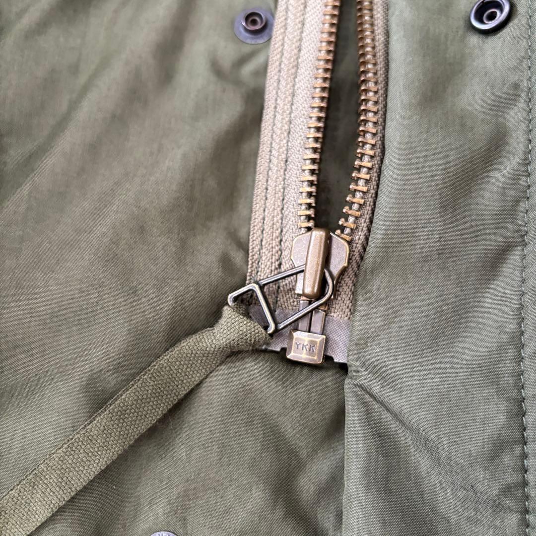 【極美品】ビームス 22AWモッズコート 裏地キルティング ファー取外可 L