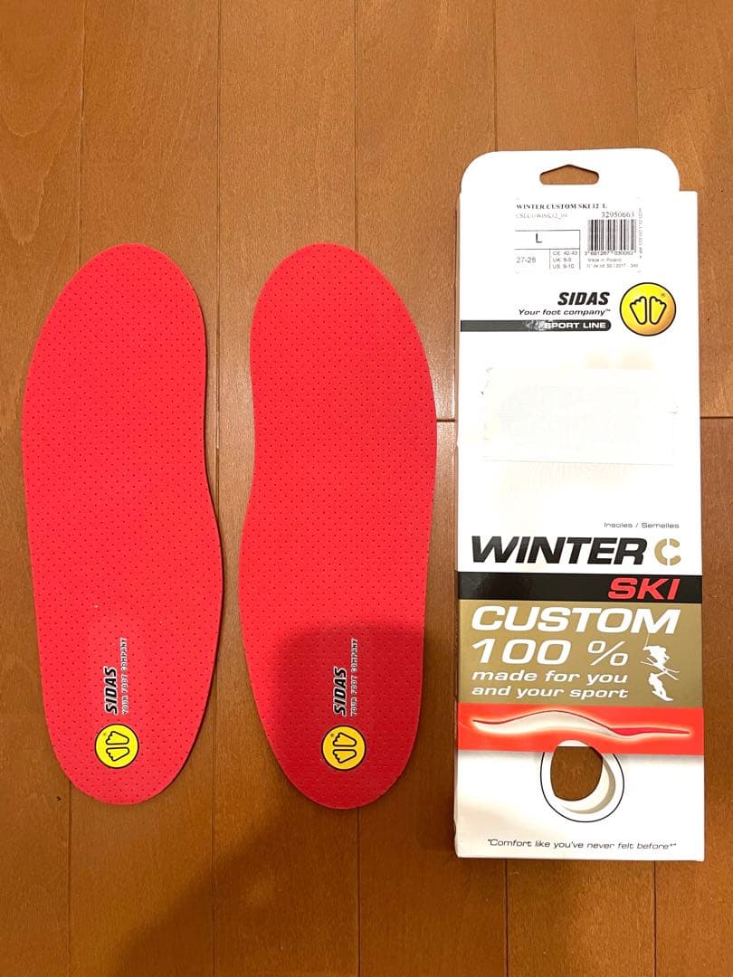【11/16値下げ:新品】シダス ウインターカスタム インソール
