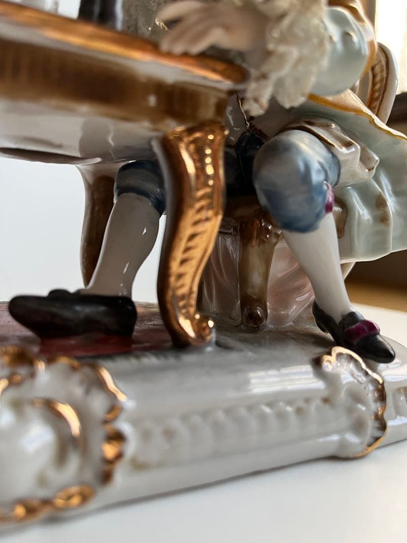 【磁器製アンティーク人形】 昭和から語りかけるセト・ノベルティ　「チェス」