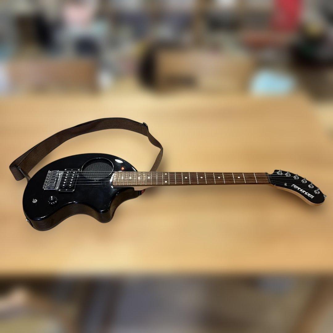 【ケース付】FERNANDES ZO-3 ブラック アンプ内蔵ギター