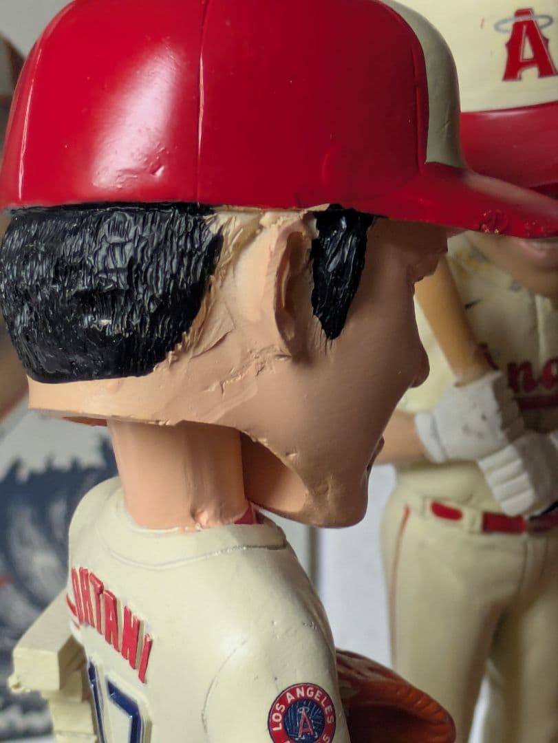 大谷翔平、 マイク・トラウト ダブルボブルヘッドフィギュア