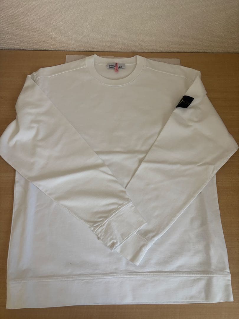 22AW 美品　ストーンアイランド　ガーメントダイ　スエット　トレーナ