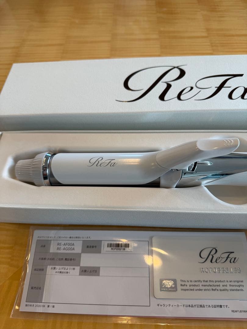 ReFa カールヘアアイロン RE-AF00A ホワイト 32mm