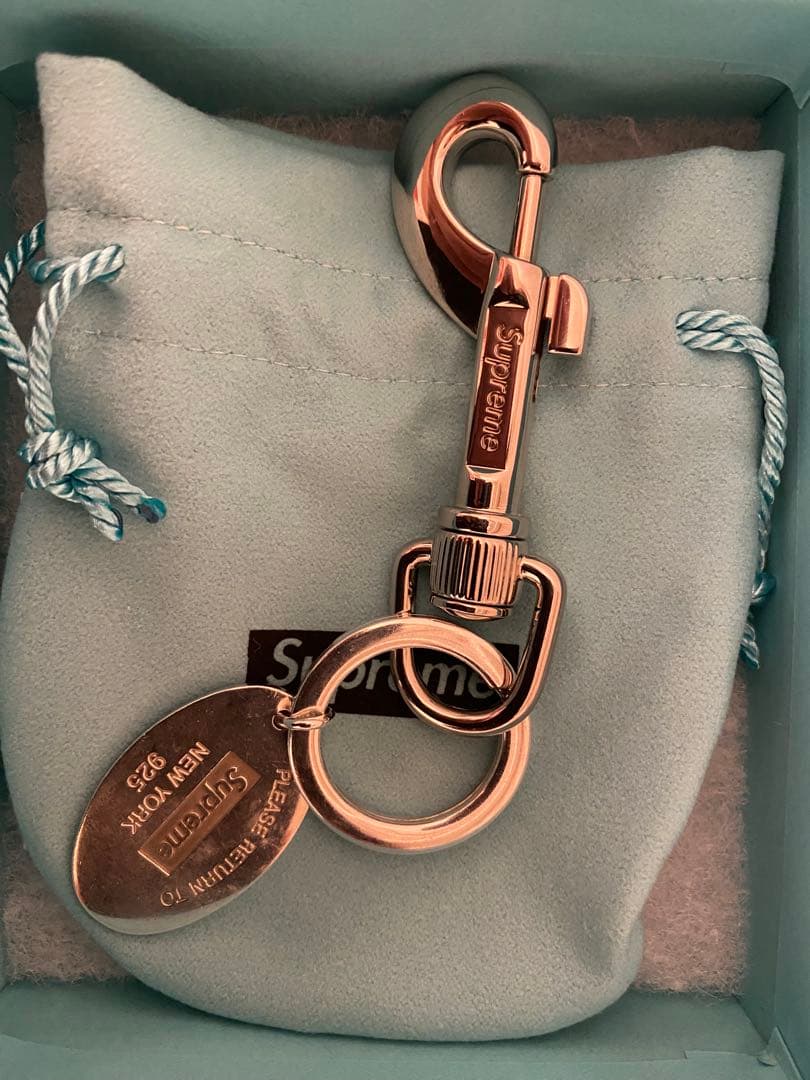 美品 シュプリーム ティファニー　キーリング