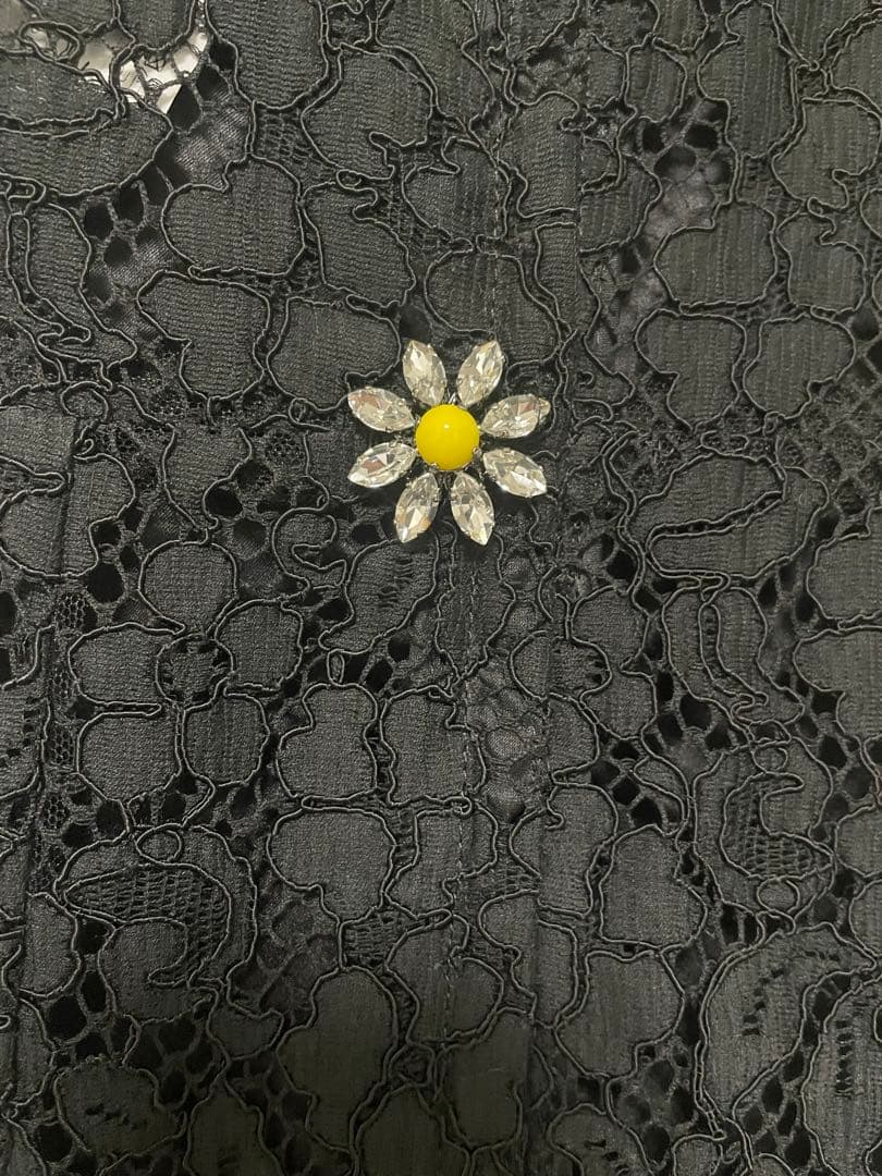 ドルチェ&ガッバーナDOLCE&GABBANAレースノースリワンピース黒新品