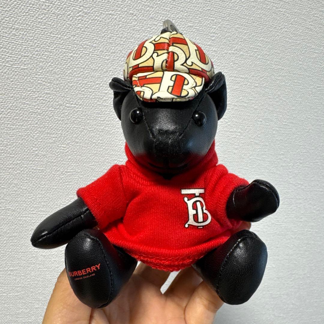 BURBERRY 帽子付きテディベア　キーホルダー　トーマス