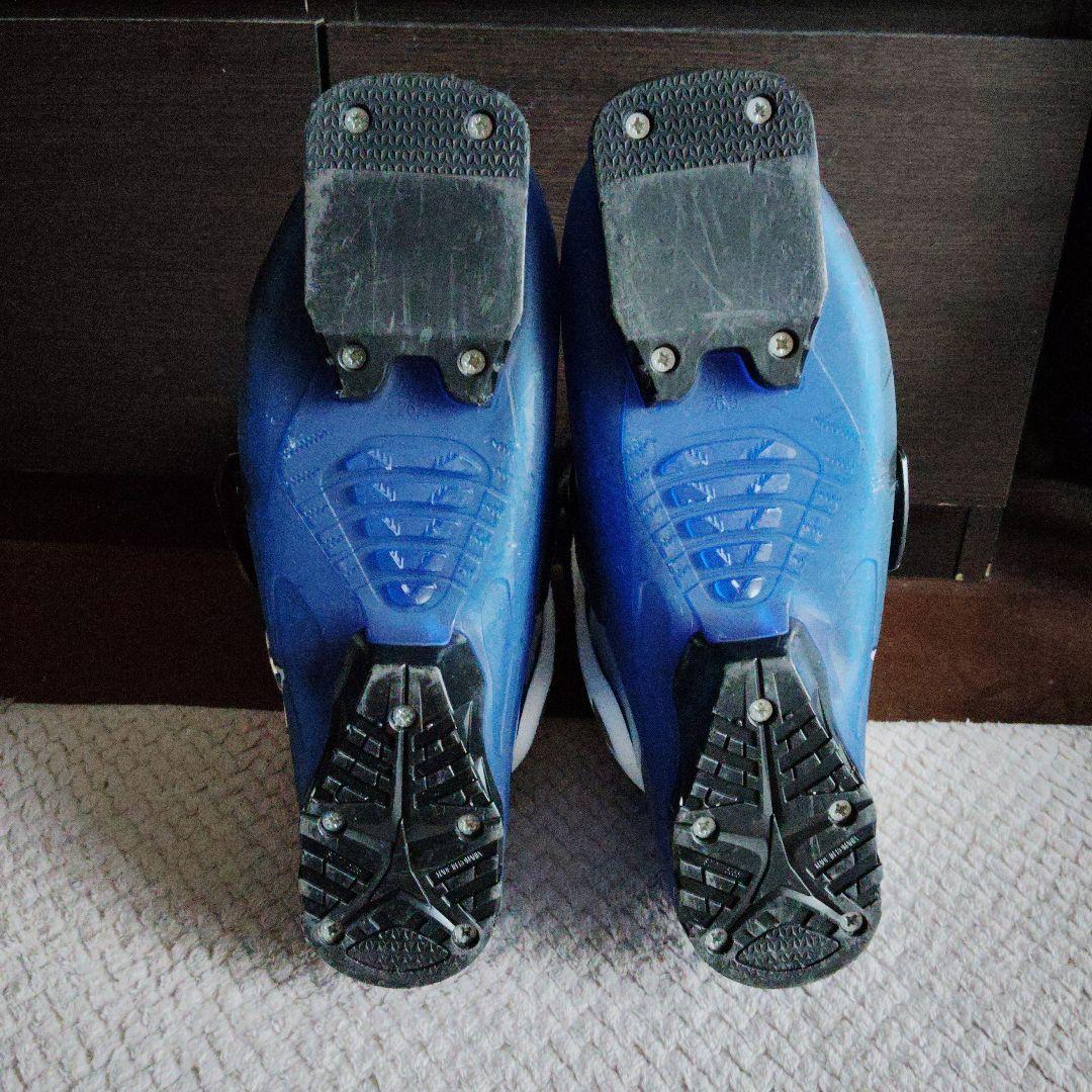 スキー用ブーツ(青と白)