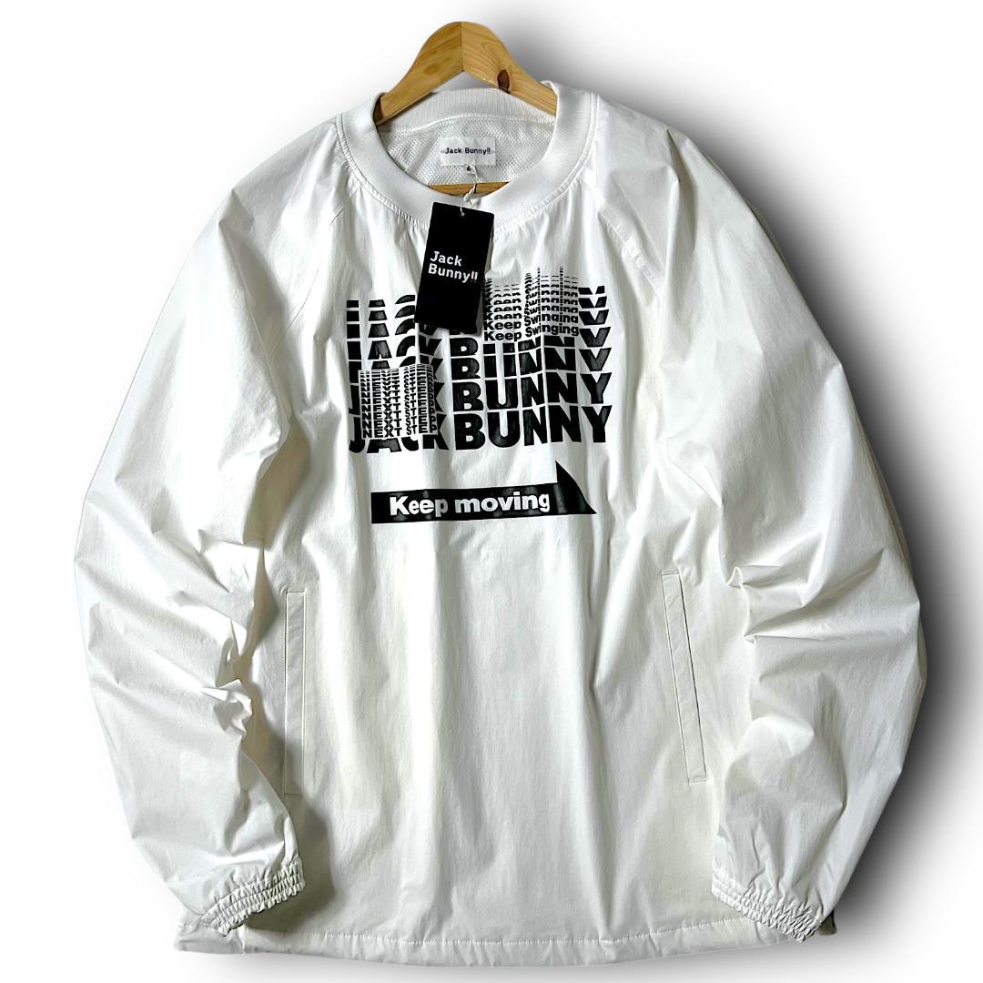 6 ジャックバニー フロントビッグロゴ スニードジャケット ホワイト