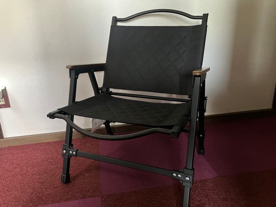 角利産業 kakuriフォールディングチェア ブラック