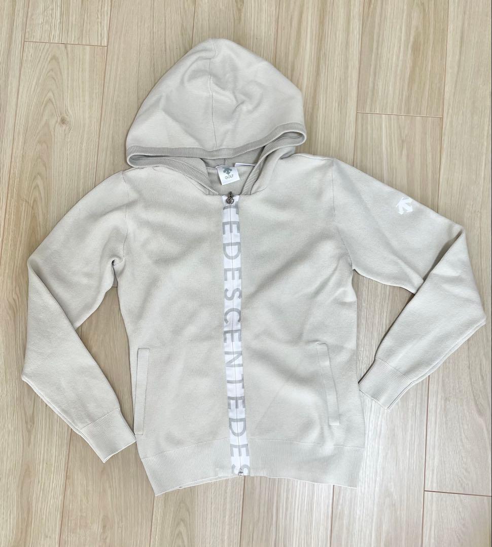 ◽️未使用　DESCENTE デサントゴルフ　ロゴフルジップニット　パーカー　M