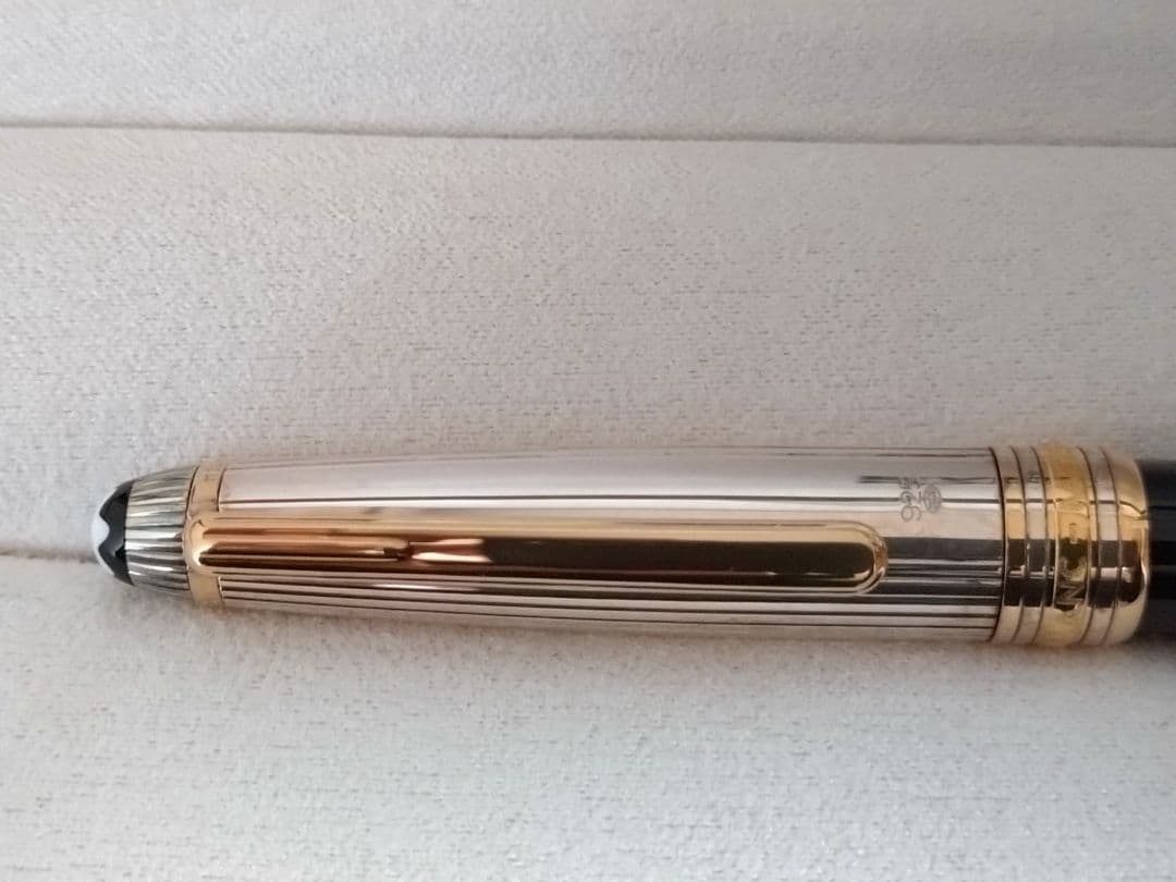 MONTBLANC　モンブラン　万年筆M　ソリテール1441 ドゥエ　Ag925