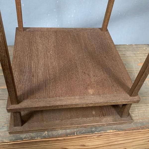 鉄製風炉釜竹絵乾山写水指黒塗棗桑小卓組立式茶道具揃え合せ箱付き[B34159]