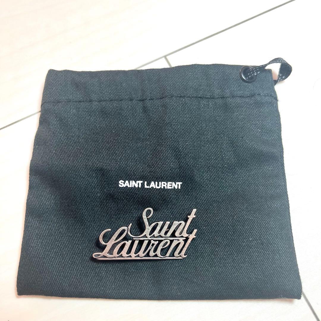 美品 SaintLaurent サンローラン ブローチ メタル 平野紫耀さん着用