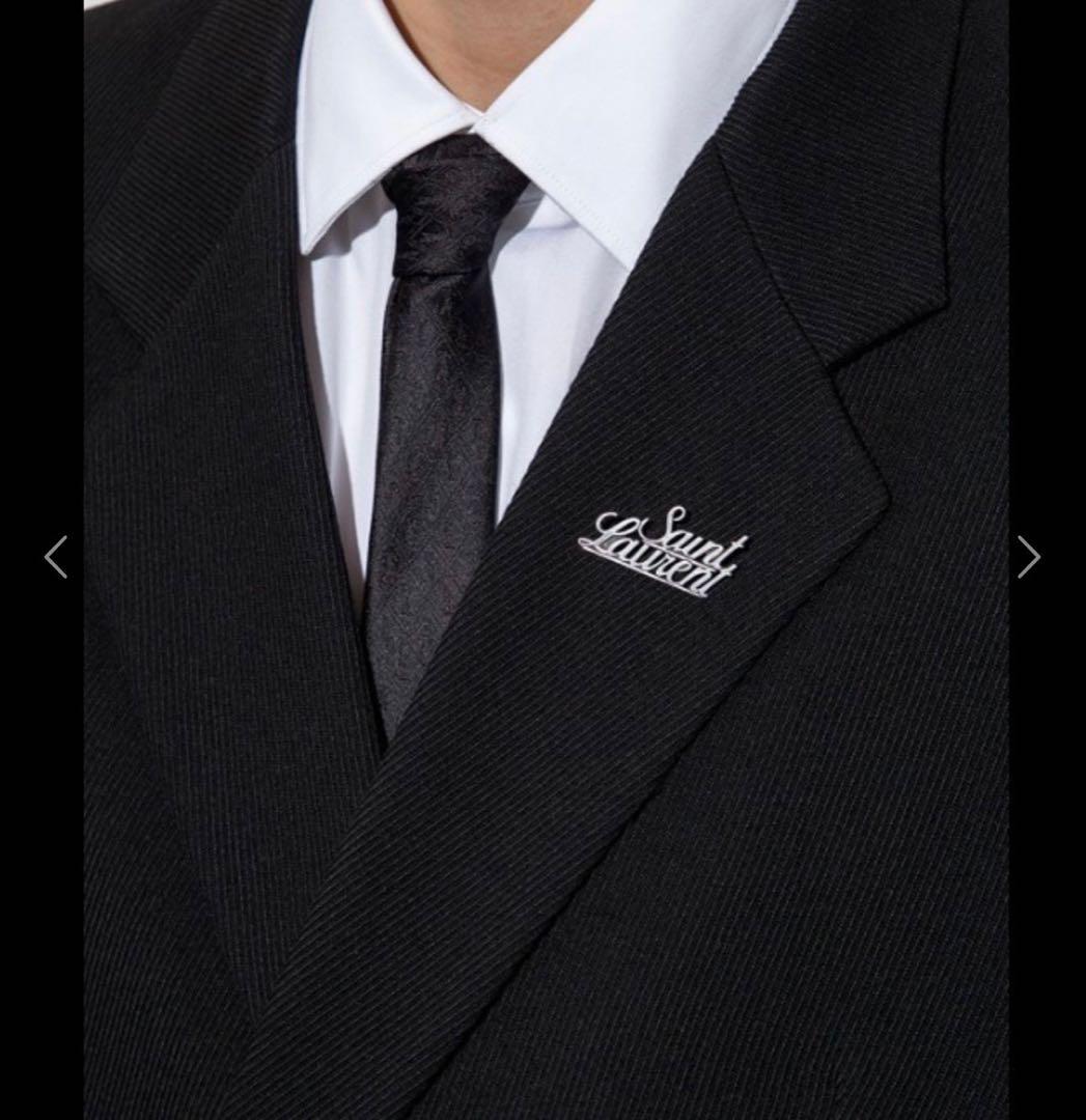 美品 SaintLaurent サンローラン ブローチ メタル 平野紫耀さん着用