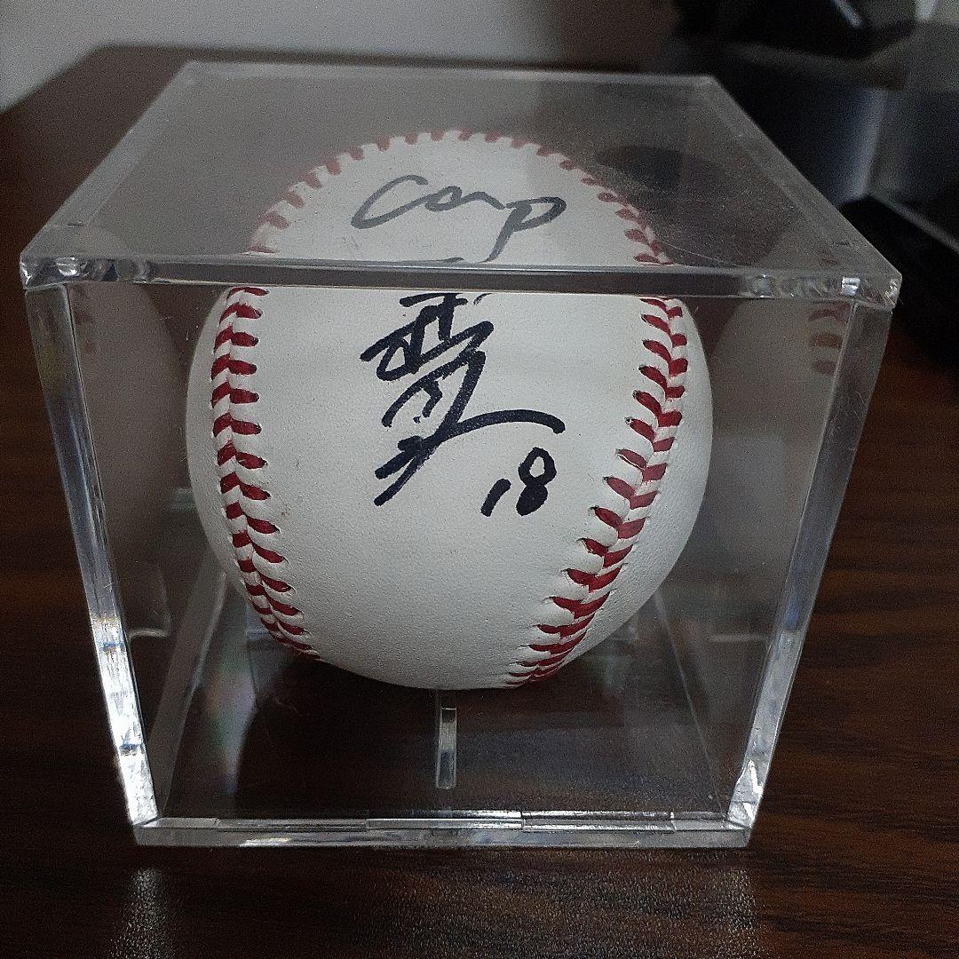 初回★広島カープ　森下選手直筆サインボール