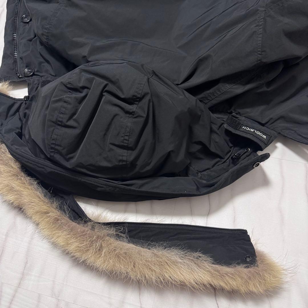 別注✨ウールリッチxトゥモローランド アークティックパーカー 2wayダウン 黒