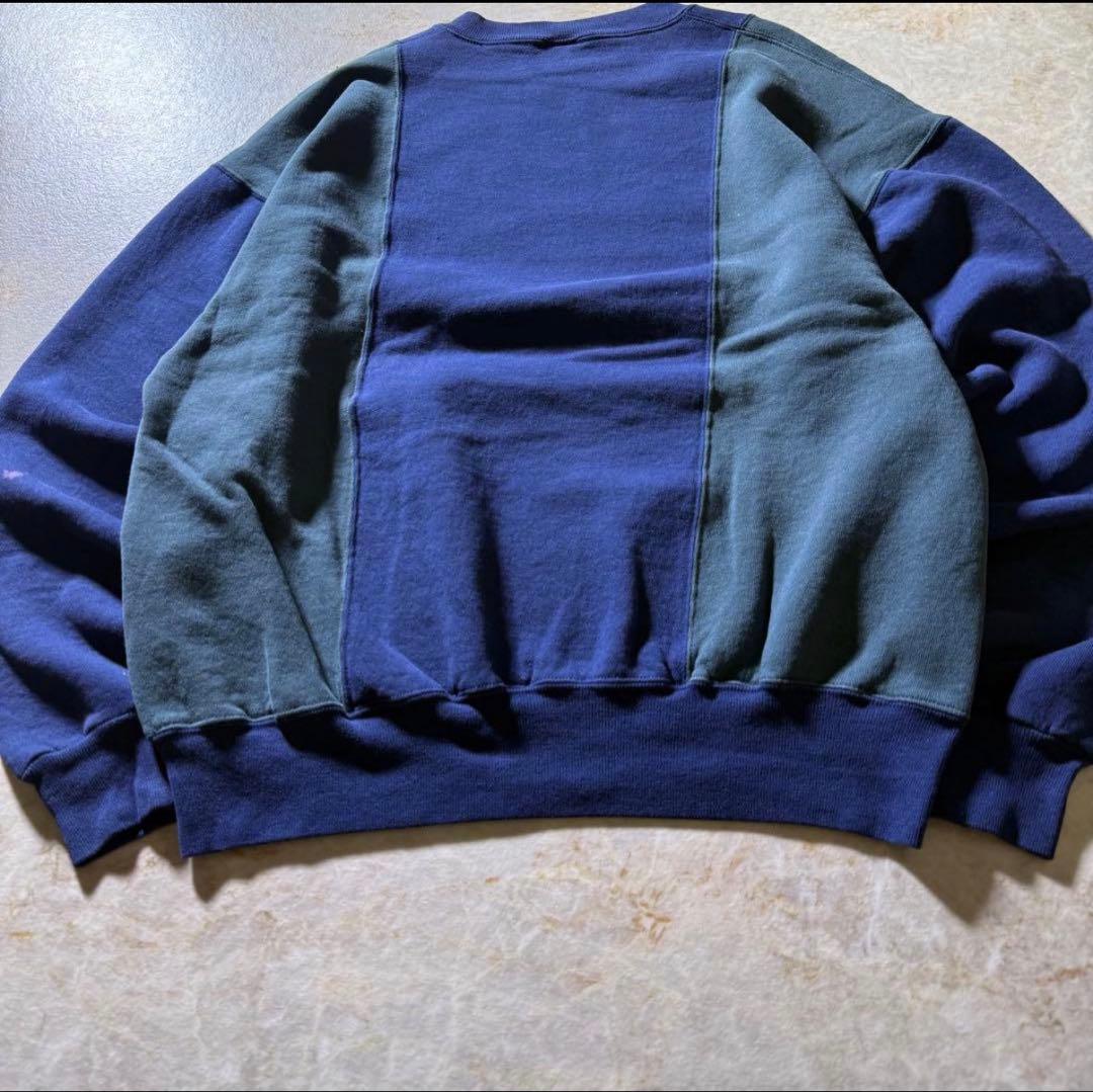 RUSSELL ATHLETICバイカラースウェット短丈USA製90s希少当時物