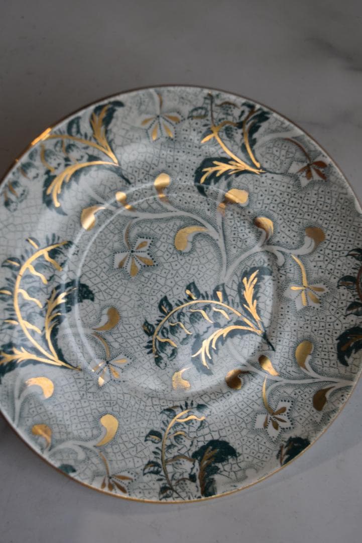 美品クレイユモントロー　ミュゲ　すずらん皿　プレート　フランスアンティーク