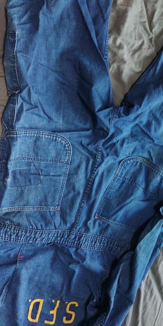 ビンテージ オールド Big BEN USA製 ツナギ ジーンズ　デニム 42