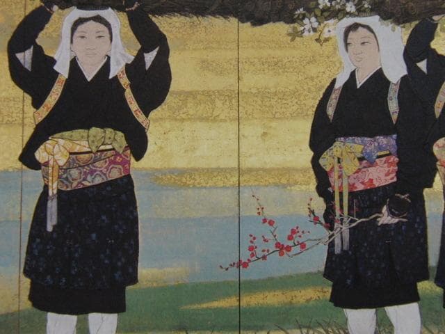 布施伸介、【春光】、希少な額装用画集より、新品額装付