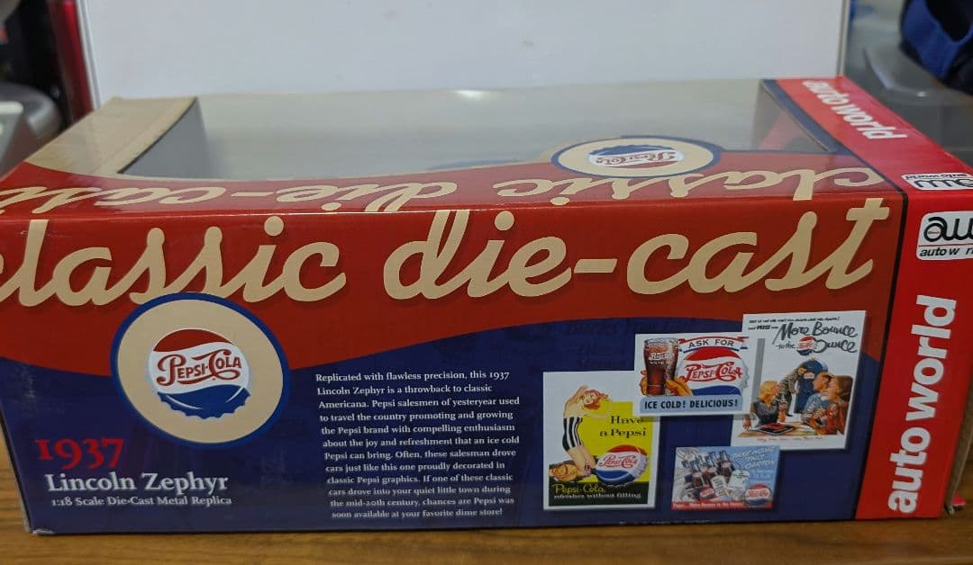 ペプシコーラ　ミニカー　Lincoln Zephyr＆Chevy Cameo