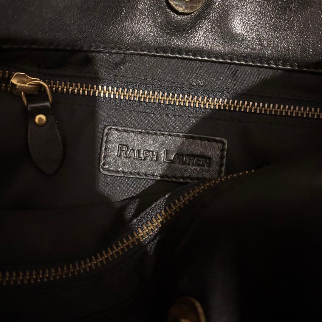 Ralph Lauren レザー 2wayハンドバッグ