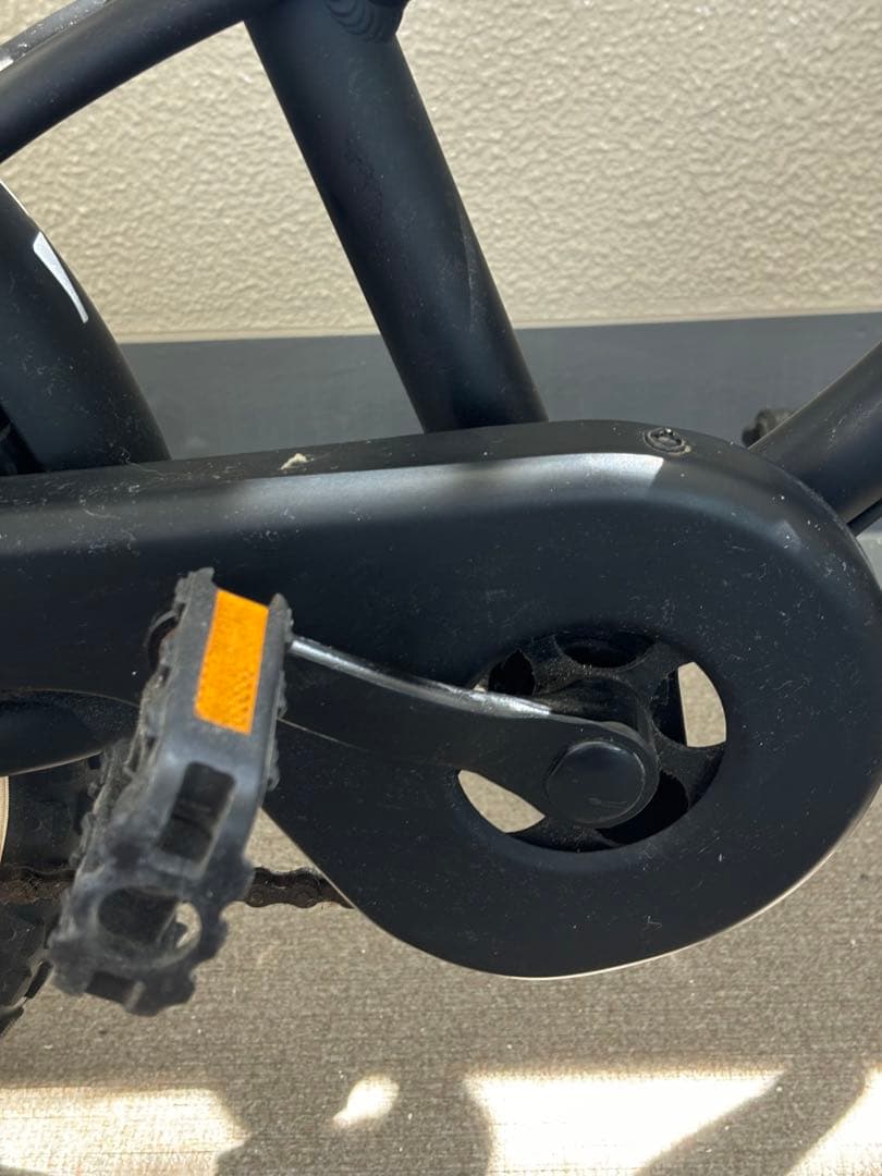 子供用自転車 ブラック the Park補助輪付き