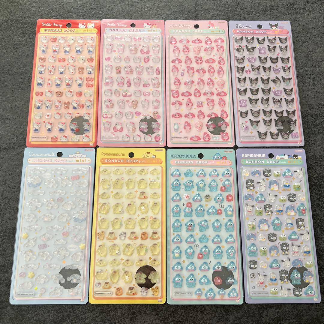 サンリオ　ミニ　mini ボンボンドロップシール