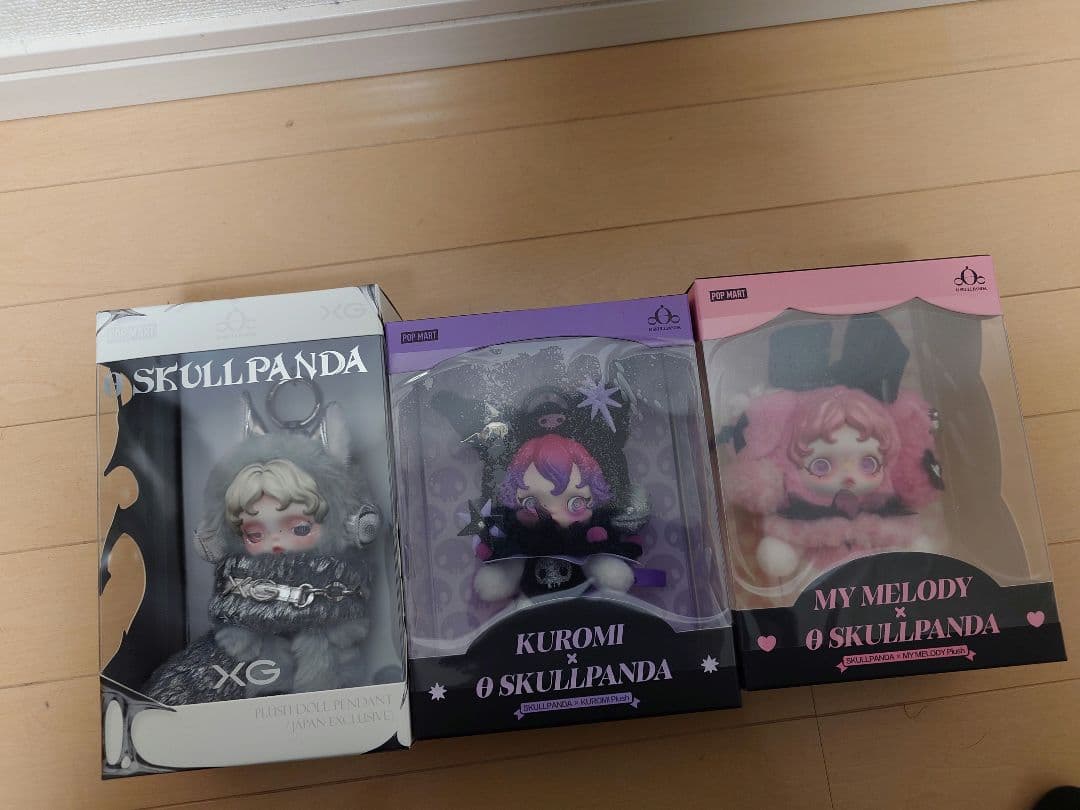 SKULLPANDA ぬいぐるみセット XG Kuromi My Melody