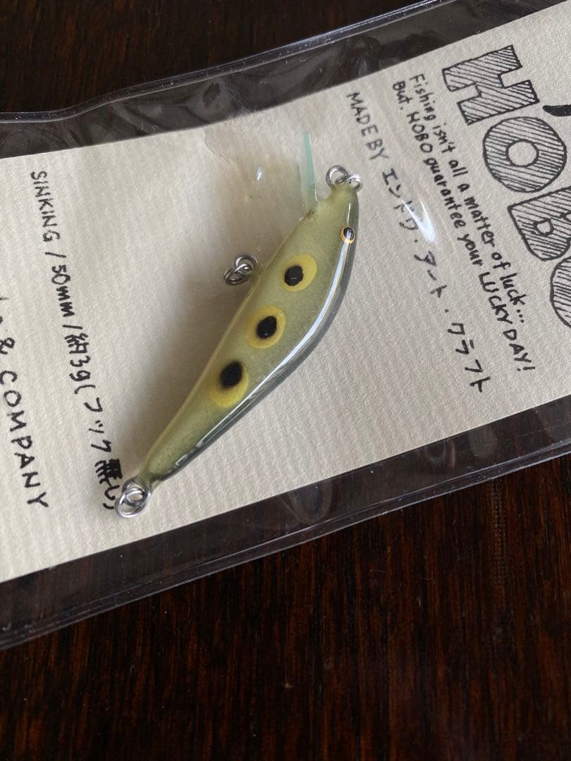 新品未開封 アングロアンドカンパニー HOBO 50S ハンドメイドミノー