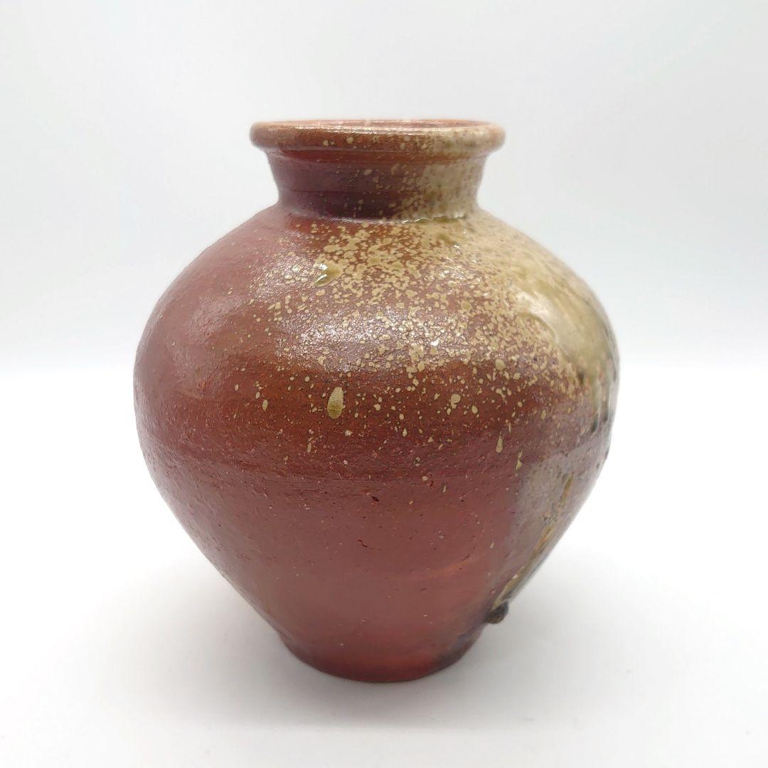 信楽焼 壺 仁斉作 花瓶 花器 工芸品 共箱付き