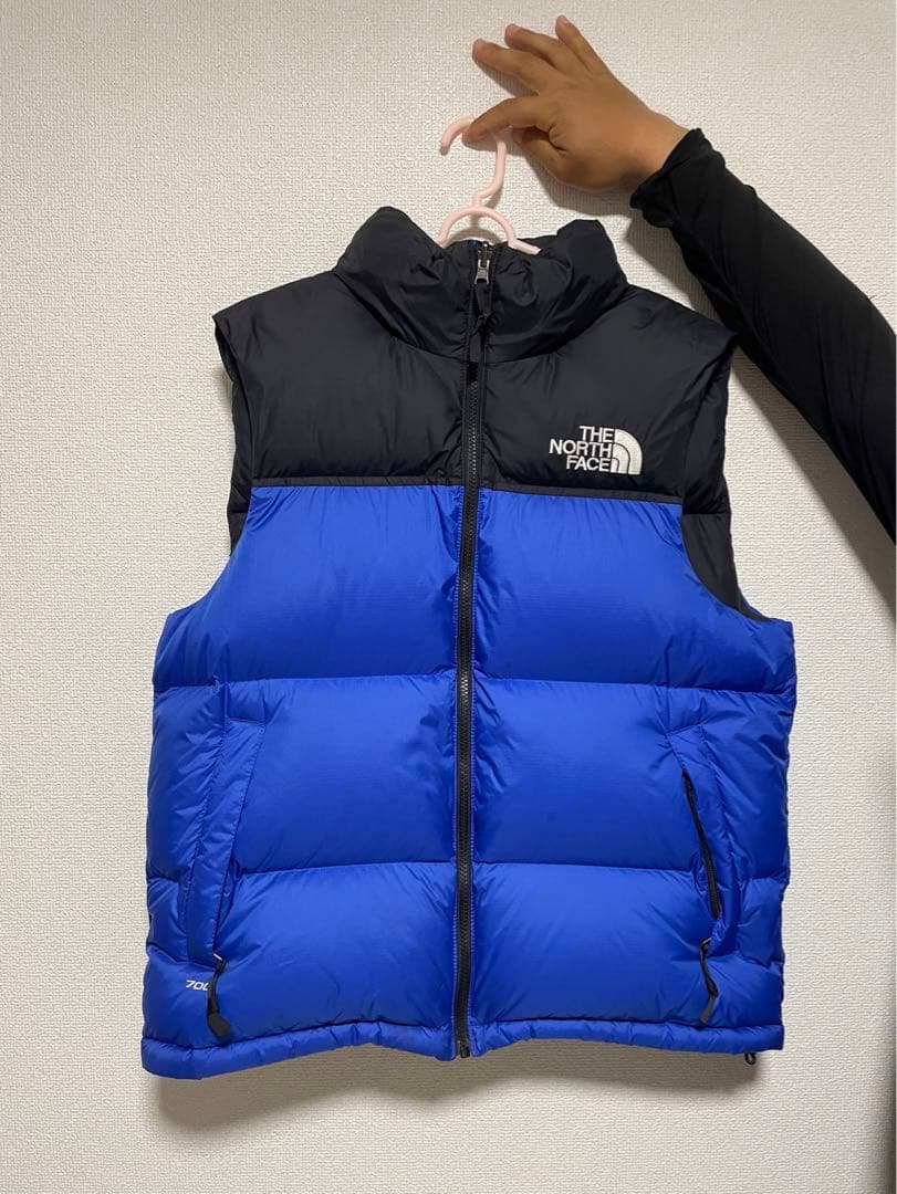 THE NORTH FACE ダウンベスト 青/黒