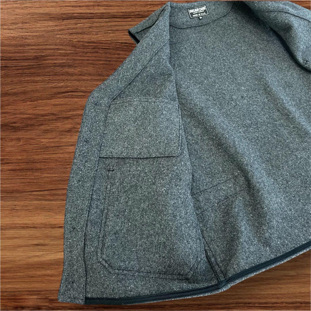 の*り様 シュガーケーン ウール ベスト M Sugar Cane WOOL V
