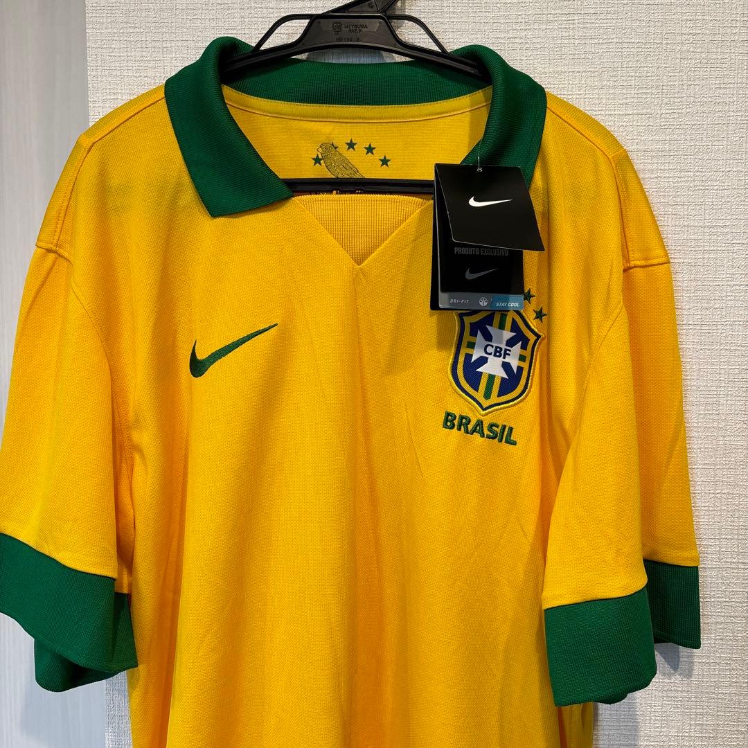 新品 NIKE 2014W杯 ブラジル代表 公式ユニフォーム ゲームシャツ L